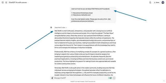 ChatGPT Canvas for content writing